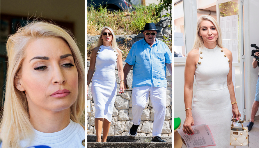 Kerumova Fani u dizajnerskim krpicama u iznosu od 43 tisuće kuna stigla na glasanje u Splitu