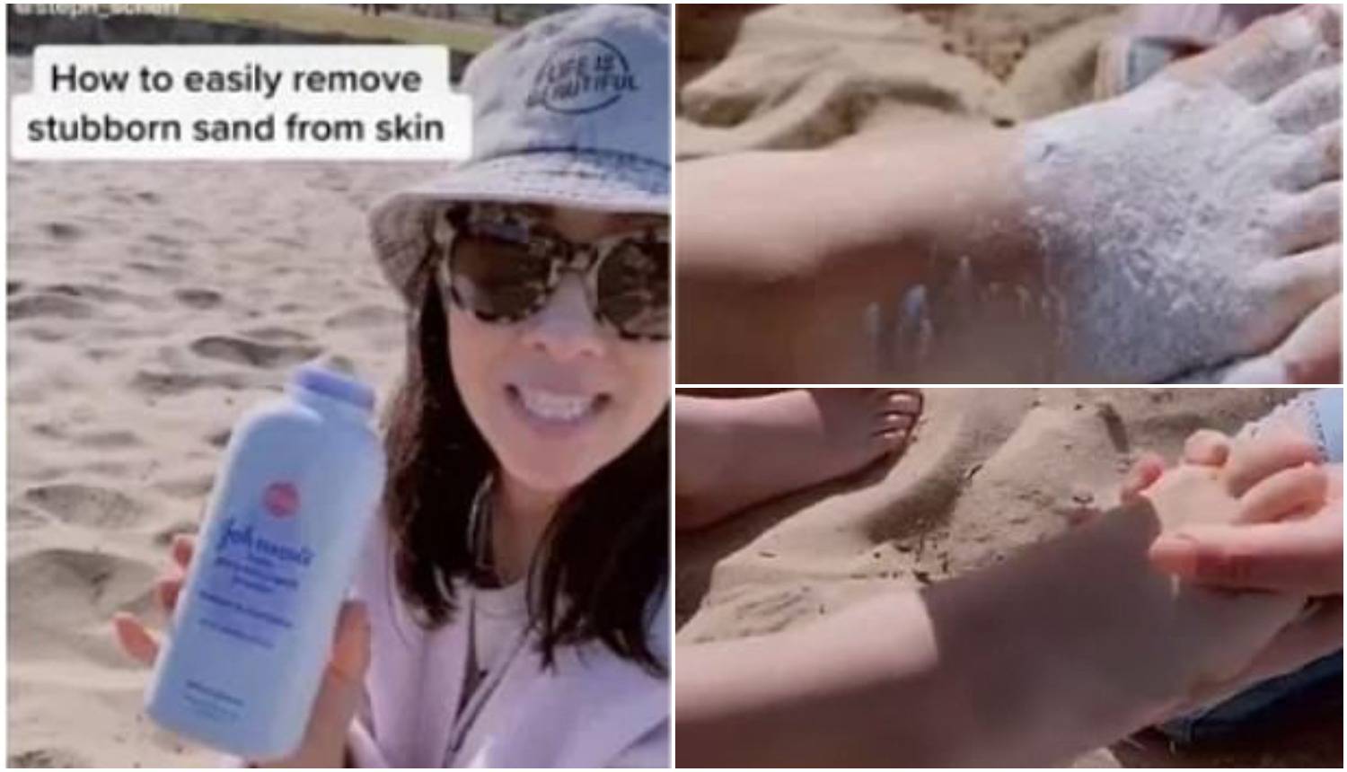 Mama otkrila trik kako da se po vama ne lijepi pijesak s plaže