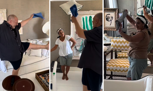 Red veselog plesa, red čišćenja: Saši Šekoranji društvo je pravila Brenina pomoćnica, video je hit