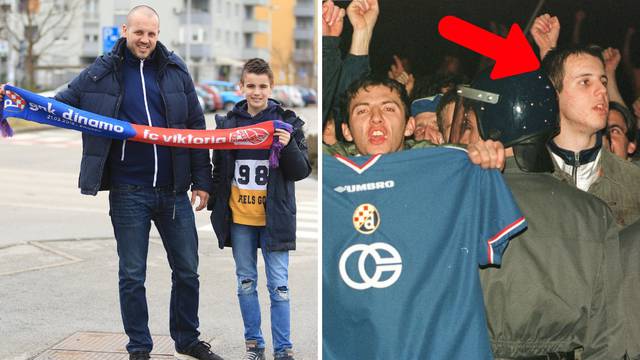 Ja sam taj čovjek s fotografije: Sina učim kako se voli Dinamo