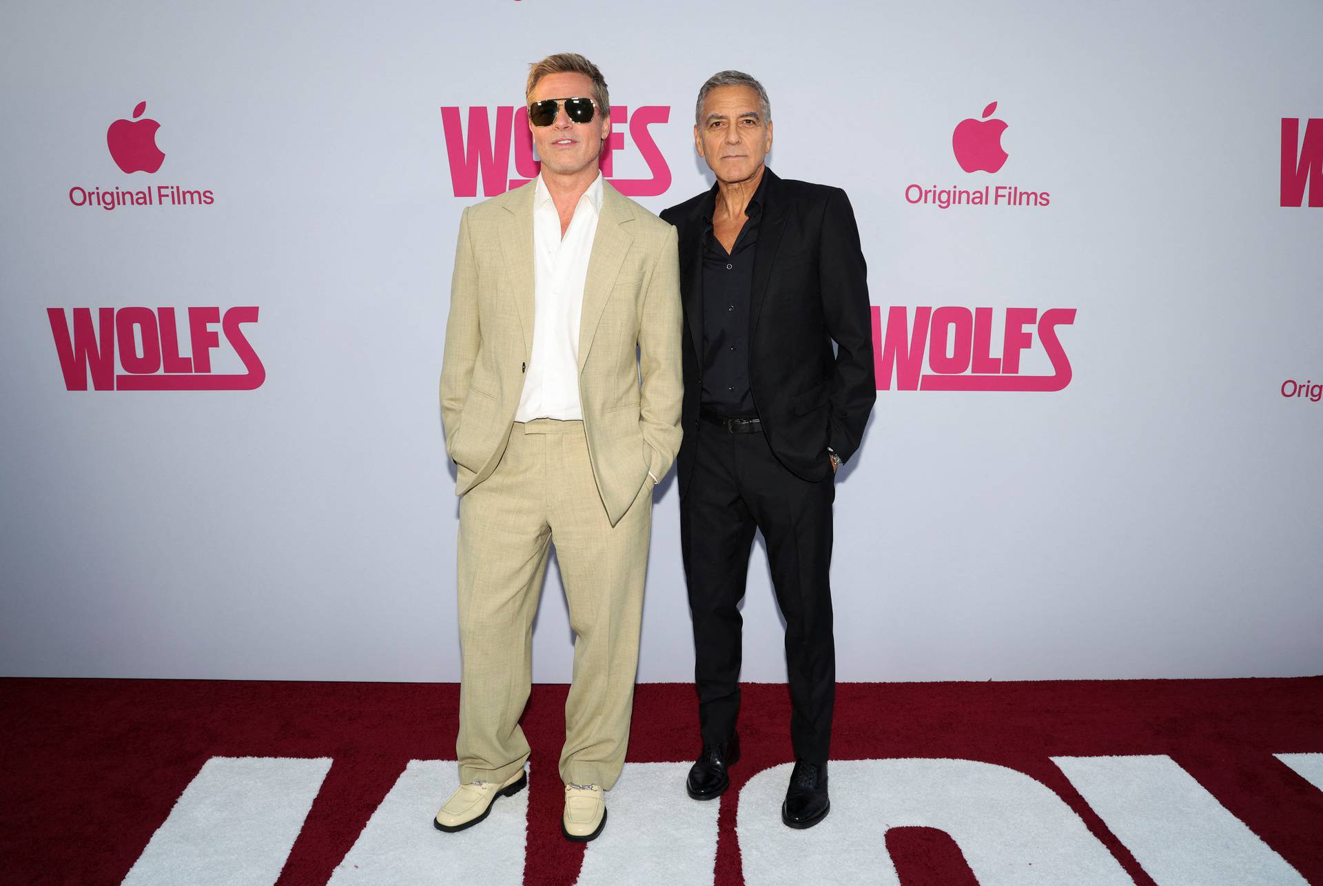 Premiere of the film "Wolfs" at the TCL Chinese Theatre in Los Angeles