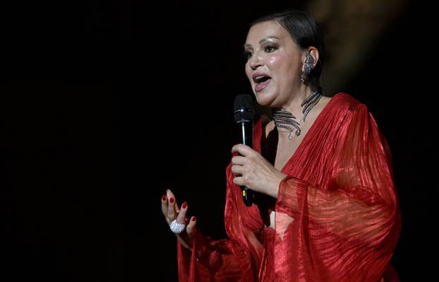 Zagreb: Nina Badrić održala koncert u Lisinskom