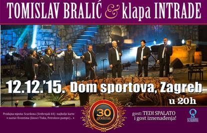 Vodimo  te na koncert klape Intrade i Tomislava Bralića!