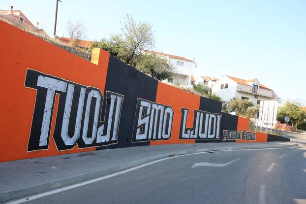 Šibenik: Novi mural Funcuta uz prometnicu prema naselju Meterize