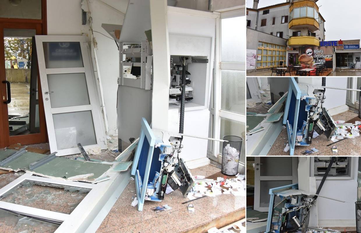 Eksplozija uzdrmala Žminj: Pokušao je razvaliti bankomat