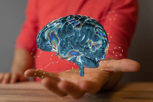 3d render of personal data security Illustrates cyber data or information