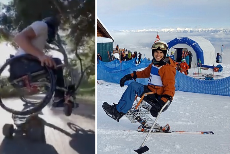 Ne odustaje: Ostao je paraliziran, ali skejta, skija i jedri