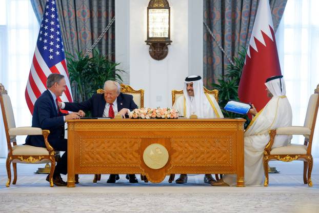 U.S. President Trump visits Qatar