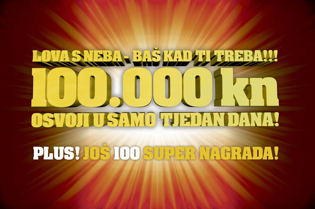 Osvoji vrtoglavih 100.000 kuna u velikoj nagradnoj igri 24sata!