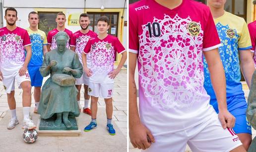 Originalno: Malonogometaši iz Paga na dresu nose svoju čipku