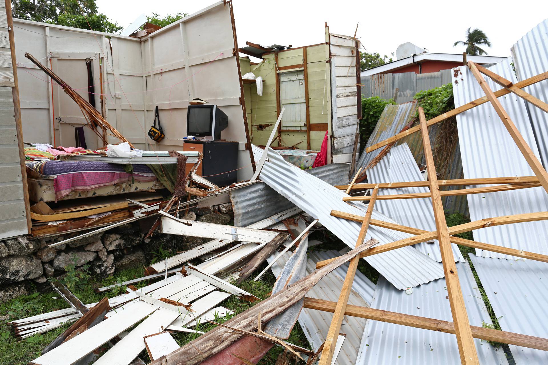 Hurricane Elsa passes through Barbados