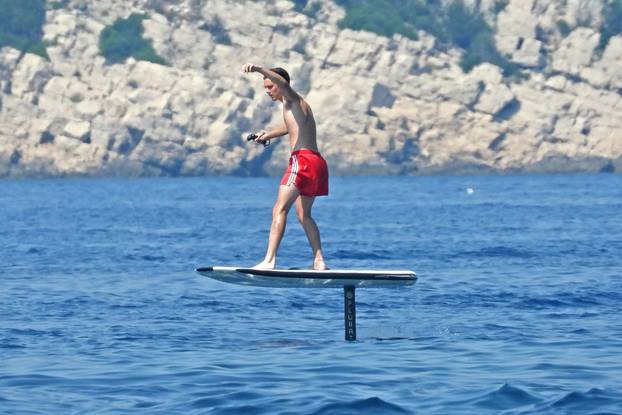 David Beckham s kćeri Harper i sinom Cruzom uživa u moru kod Lopuda