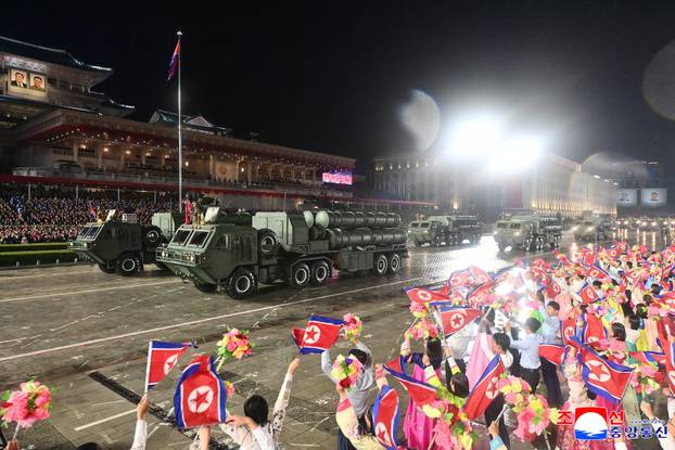 Military parade celebrating the 80th anniversary of the founding of the ruling Workers' Party of Korea (WPK), in Pyongyang