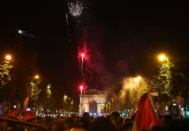 Champions League - Final - Paris St Germain fans gather in Paris
