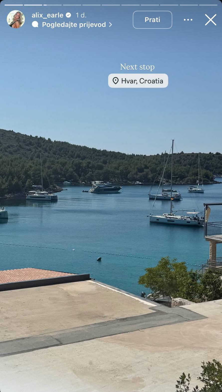 Influencerica Alix Earle posjetila Hvar: Hrvatica otkrila dojmove