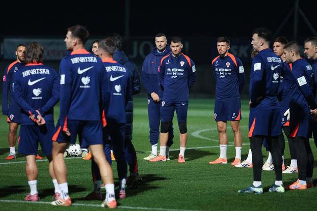 Rijeka: Trening hrvatske nogometne reprezentacije