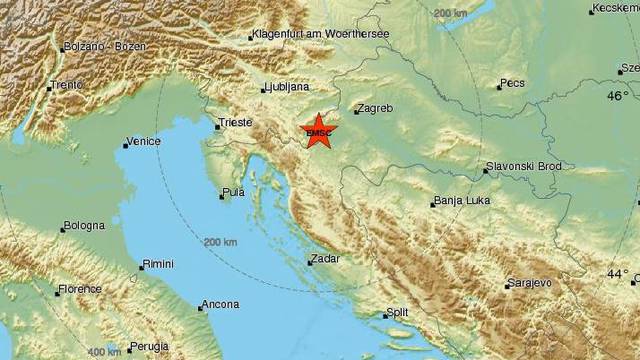 'Osjetili smo podrhtavanje': Potres pogodio Krašić i Ozalj