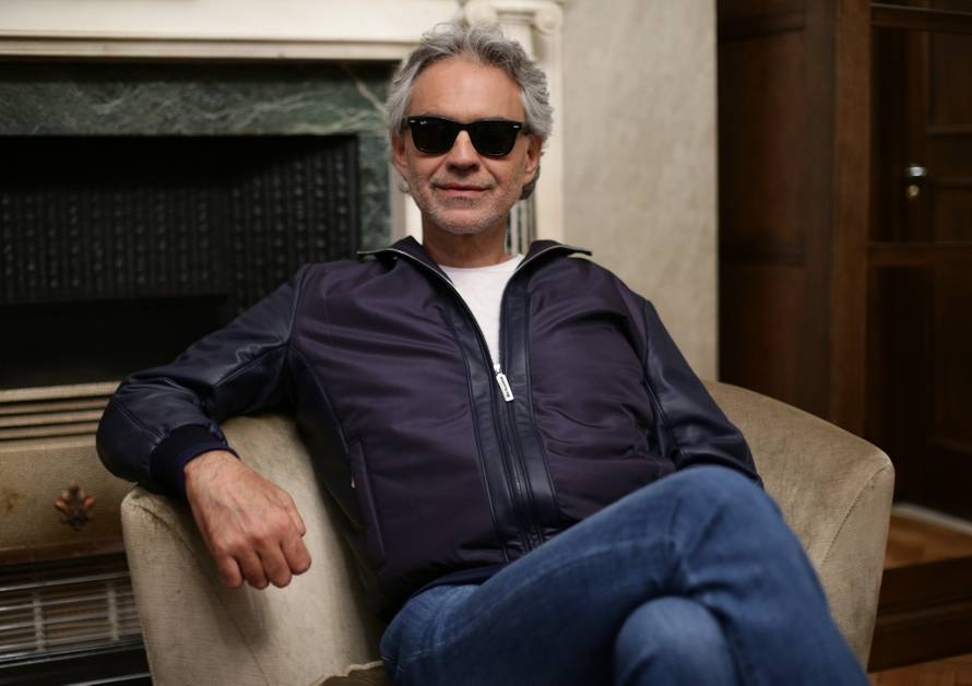 Andrea Bocelli interview - London
