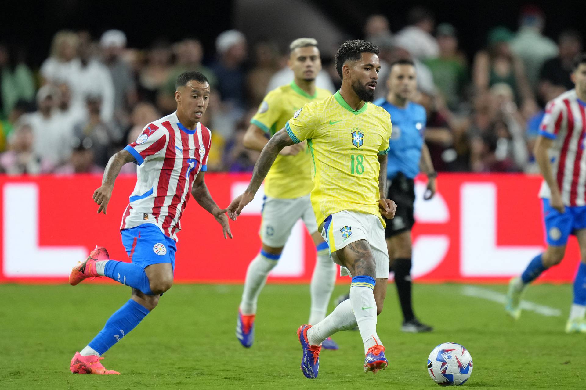 Soccer: Copa America-Paraguay vs Brazil