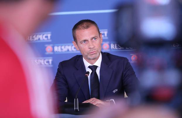 Hvar: Predsjednik  UEFA-e Aleksander Čeferin održao je konferenciju za medije 