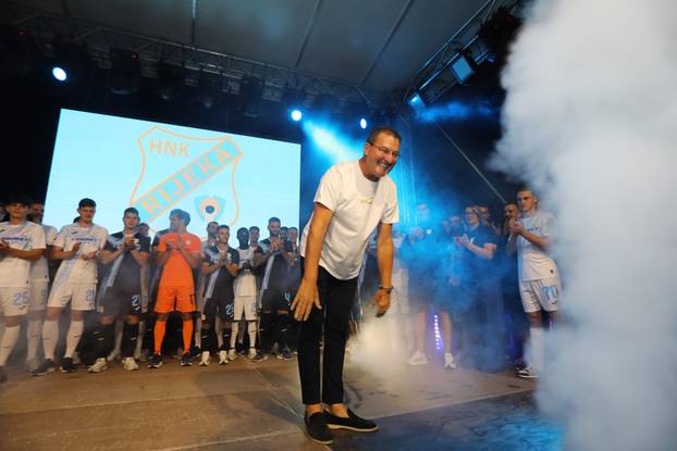 Rijeka: Predstavljanje novih dresova nogometaša Rijeke