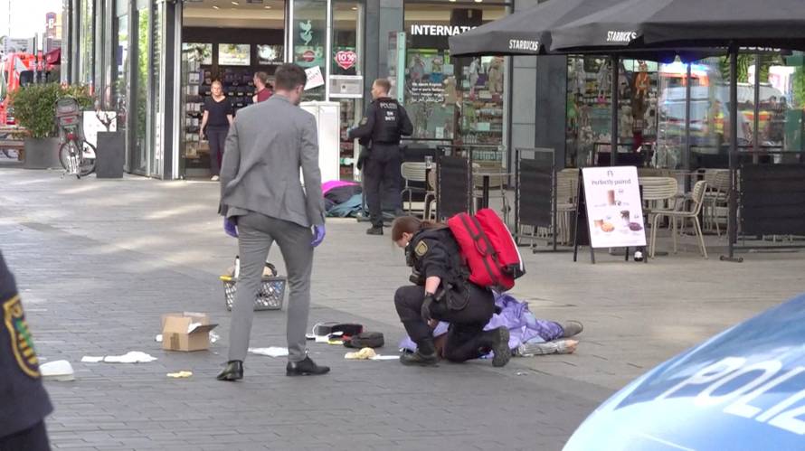 Car rams into crowd of people in German city of Leipzig