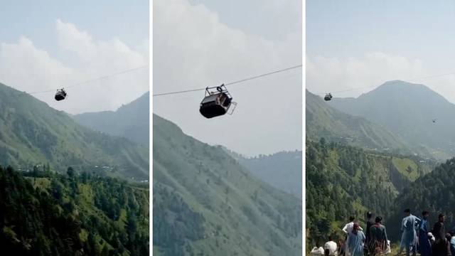 VIDEO Djeca bez vode satima vise u žičari na 274 metra: 'Za Boga miloga, pomozite nam...'