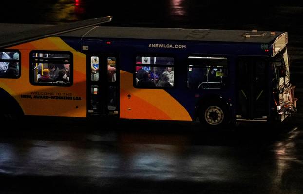 Air Canada Express jet collides with a ground vehicle at LaGuardia airport