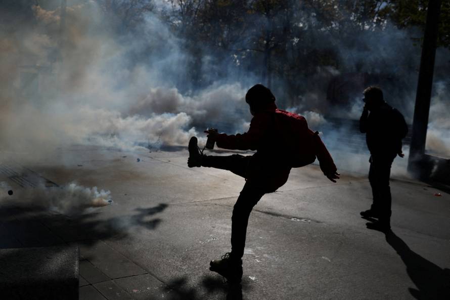 Nationwide protests in France against the cost of living