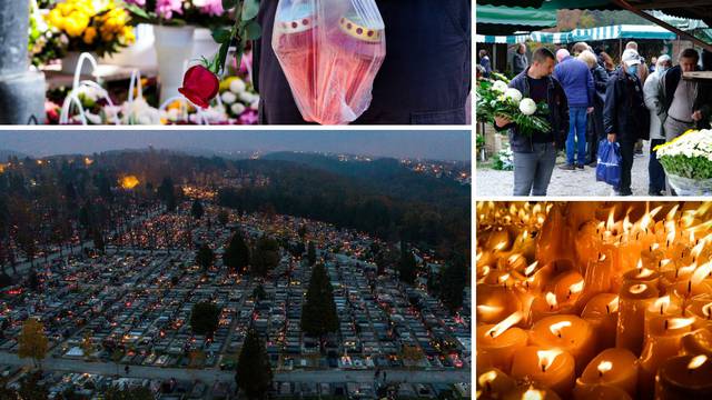 Građani već krenuli na groblja povodom Svih svetih: Cvijeće je skuplje, očekuju se i gužve...