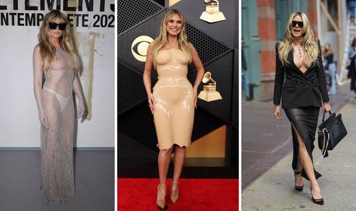 FOTO Gole grudi na crvenom tepihu, ali i u &scaron;etnji: Evo koja izdanja Heidi Klum pamtimo
