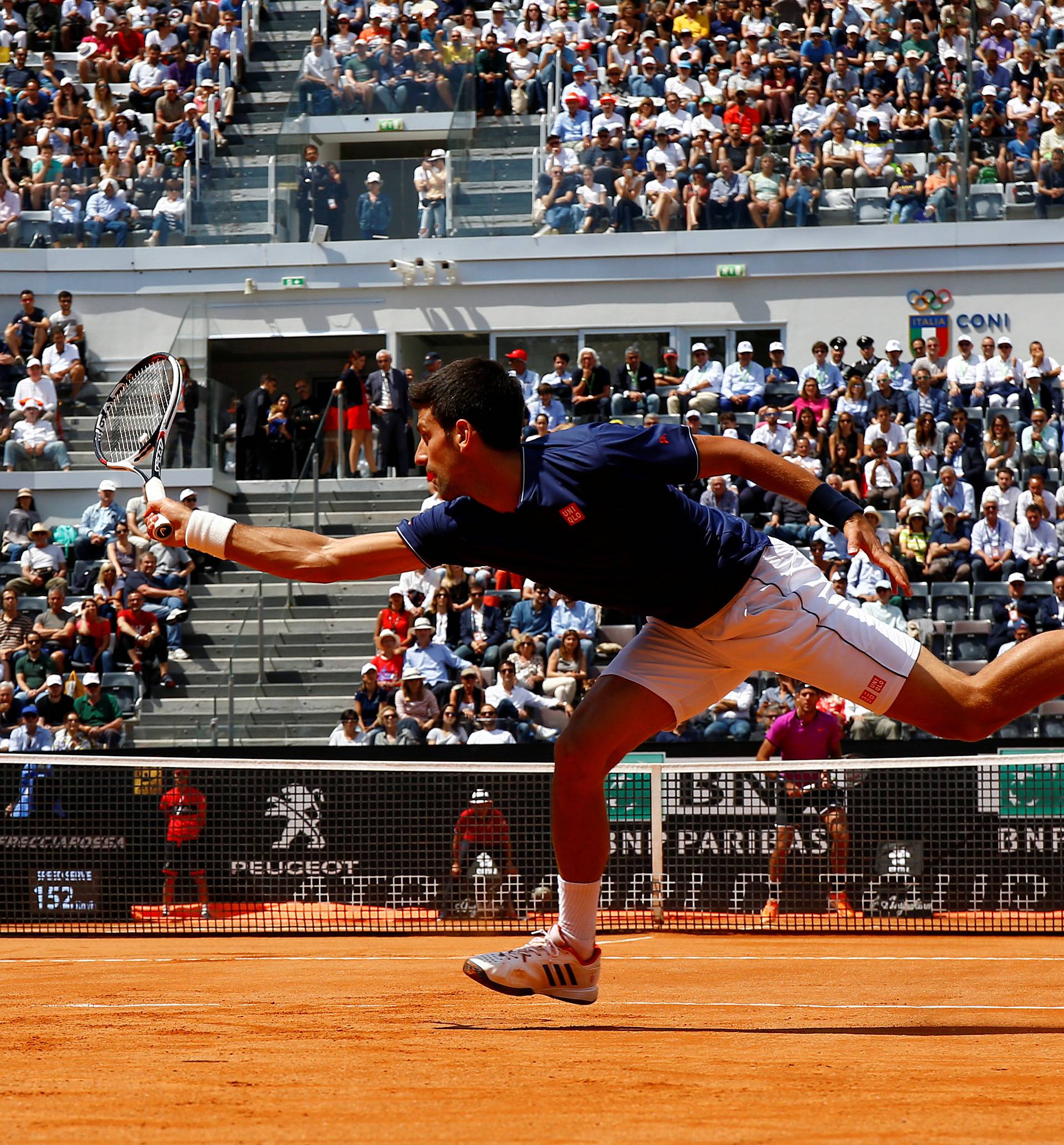 Tennis - ATP - Rome Open - Novak Djokovic of Serbia v Juan Martin del Potro of Argentina