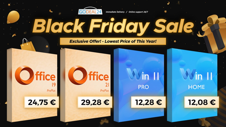 Najniža cijena: Black Friday snižava Windows 11 na 12,28 € i MS Office 2021 na 29,28 €!