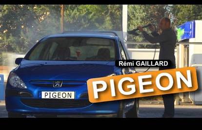 Rémi Gaillard ponovo napao: Glumio goluba i kakao po autu