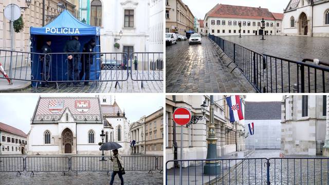 Na Markovu trgu su barikade: Zabrana kretanja do daljnjega