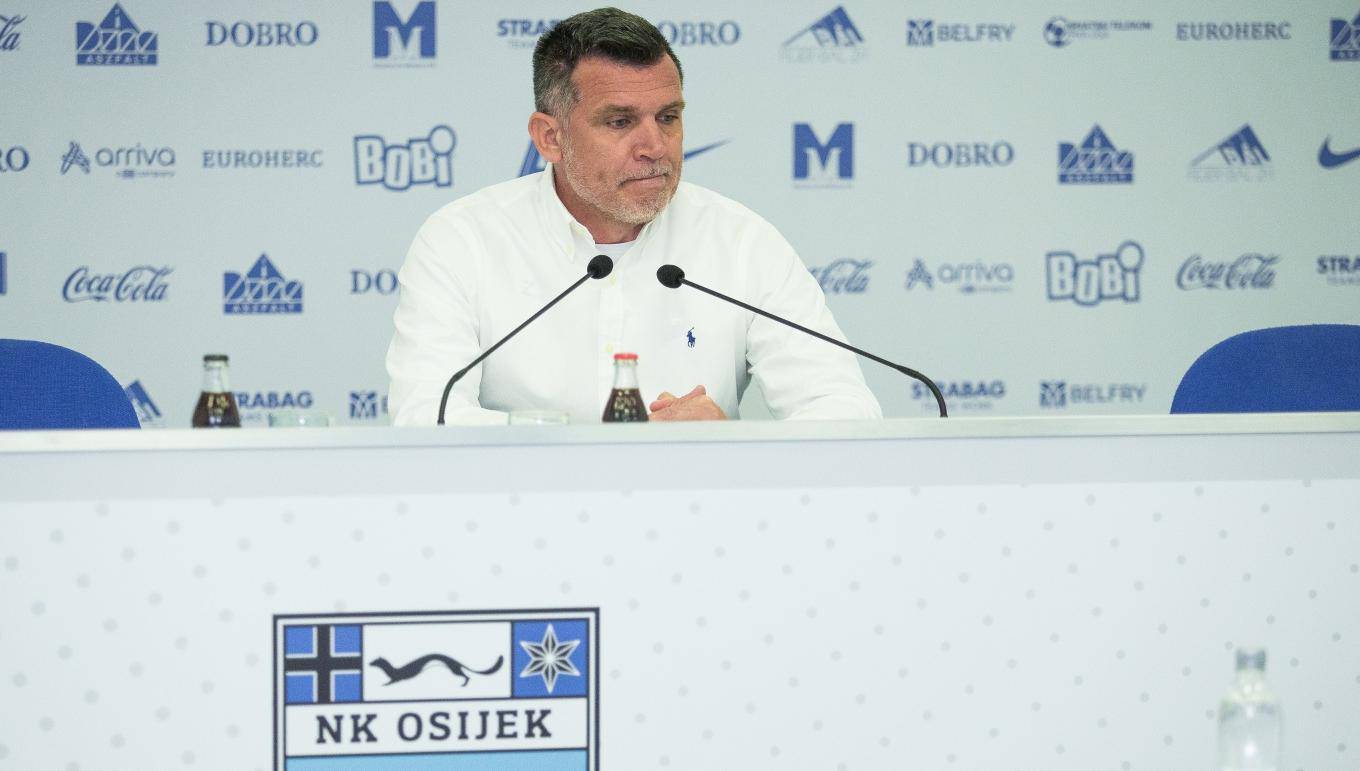 Zoran ZekiÄ odrÅ¾ao konferenciju za medije nakon utakmice NK Osijek - HNK GOrica
