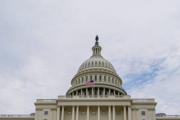 The Landmark of The United States Congress building at DC,USA