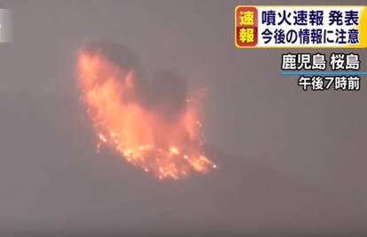 Samo 50 km od nuklearke: Eruptirao vulkan u Japanu
