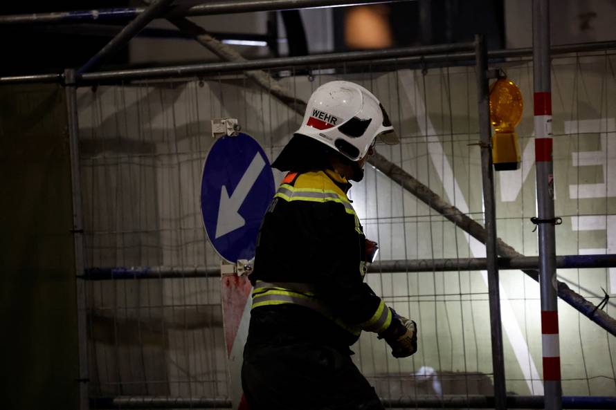 Four dead after scaffolding collapsed at a construction site in of Vienna