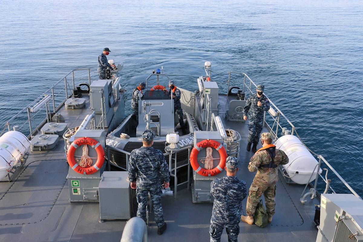 Primopredaja donirane opreme OS SAD-a Hrvatskoj ratnoj mornarici