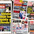 Pogledajte ludosti s naslovnica Vučićevih medija: Za 'Ćacilend' pucnjavu krive Plenkija i ustaše