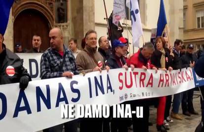 Ne damo INA-u! Radnici prozvali premijera Milanovića