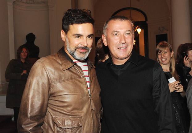 ARHIVA - 2012. Zagreb: Joško Lokas i Nataša Janji? na domjenku povodom otvaranja 10. Festivala svjetskog kazališta