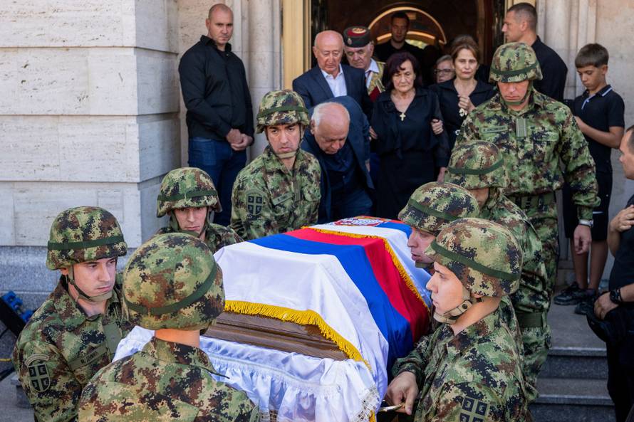 Funeral of former Bosnian Serb wartime general Ratko Mladic in Belgrade