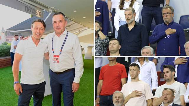 Bivši izbornici rame uz rame: Bilić i Čačić u društvu, Perišić na tribini, došao je i Niko Kovač