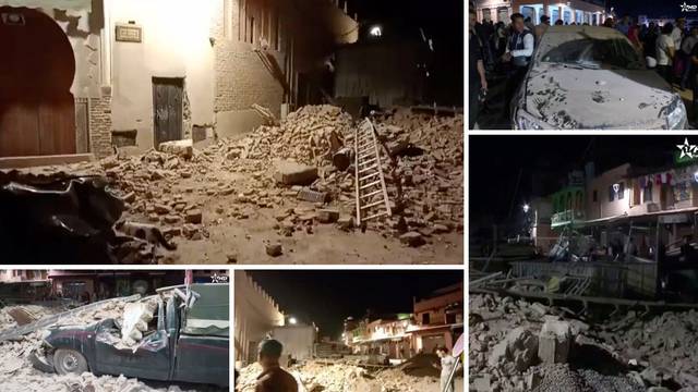 Stravične snimke razaranja u Maroku: 'Svi su bili u panici, ljudi nisu znali što treba učiniti'