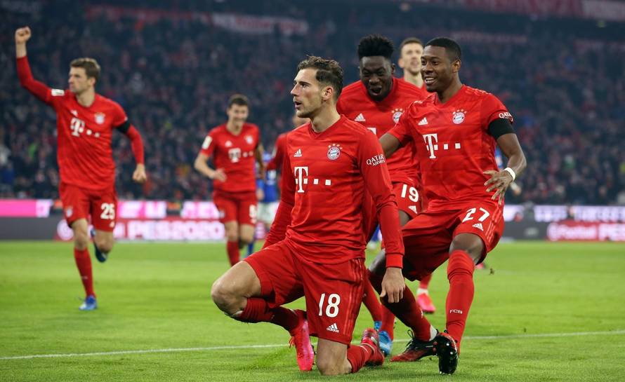 firo: 25.01.2020 Football, soccer: 1.Bundesliga FCB FC Bayern Munich Muenchen - FC Schalke 04