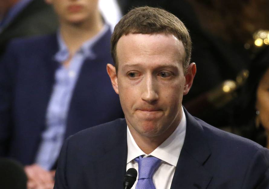 Facebook CEO Zuckerberg testifies before a U.S. Senate joint hearing on Capitol Hill in Washington