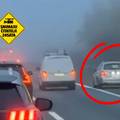 NEVJEROJATNA SNIMKA Magla, a on juri po zaustavnoj na ZG obilaznici: 'Svi smo se micali!'