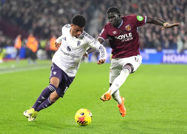 West Ham United v Manchester United - Premier League - London Stadium